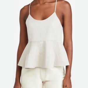 Tibi poplin designer top